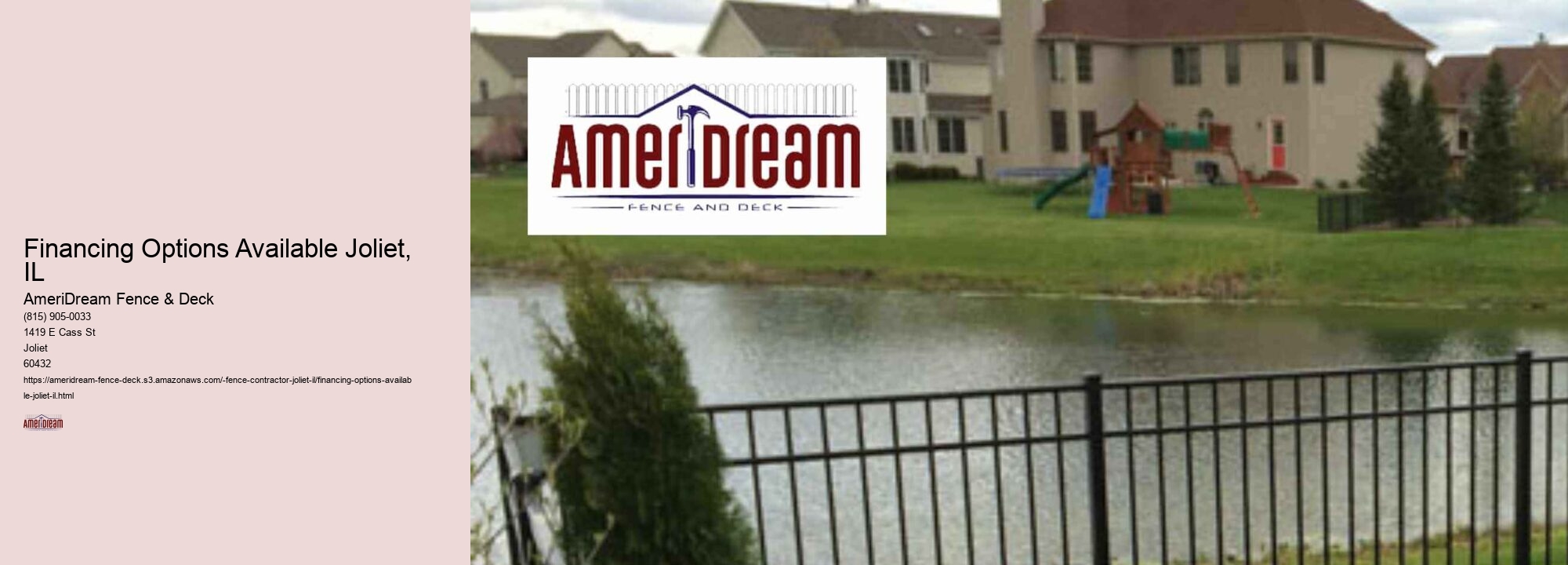 Financing Options Available Joliet, IL