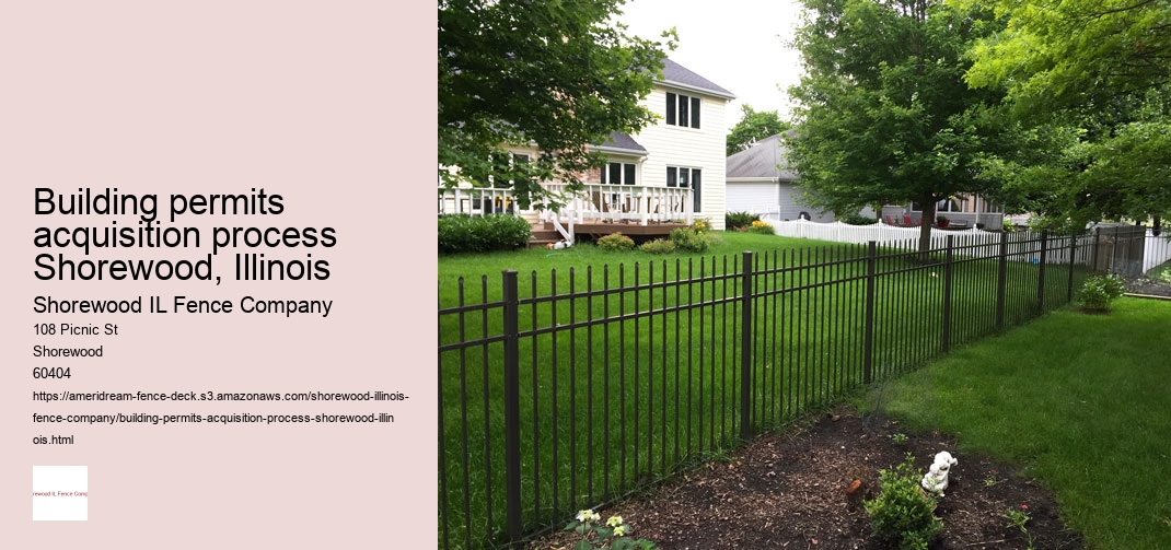 Building permits acquisition process Shorewood, Illinois